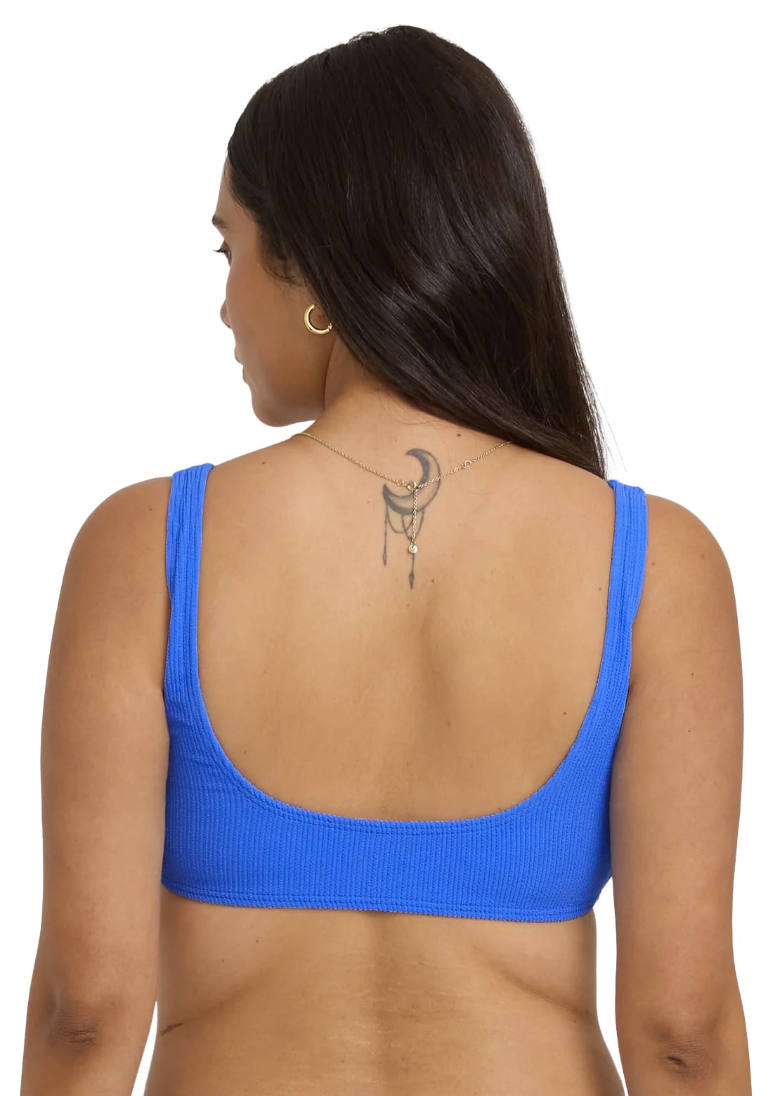 Billabong Sunrays Jesse Tank Bikini Top - Tidal Blue – back view