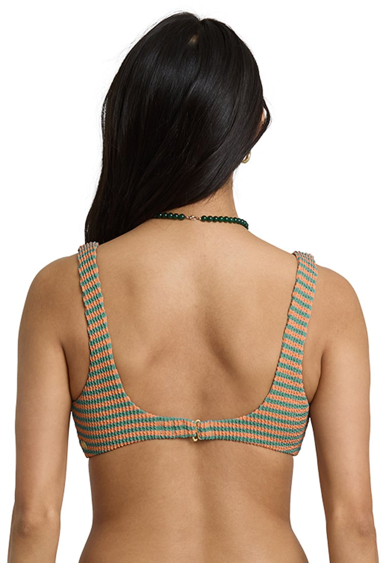 Billabong Summer Hi Yd Twist Tank Women's Bikini Top - Bay Blue – back view