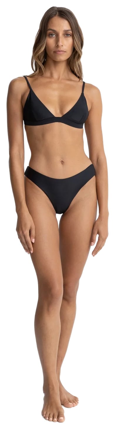 Rhythm Classic Bralette Bikini Top - Black – alternate view 1