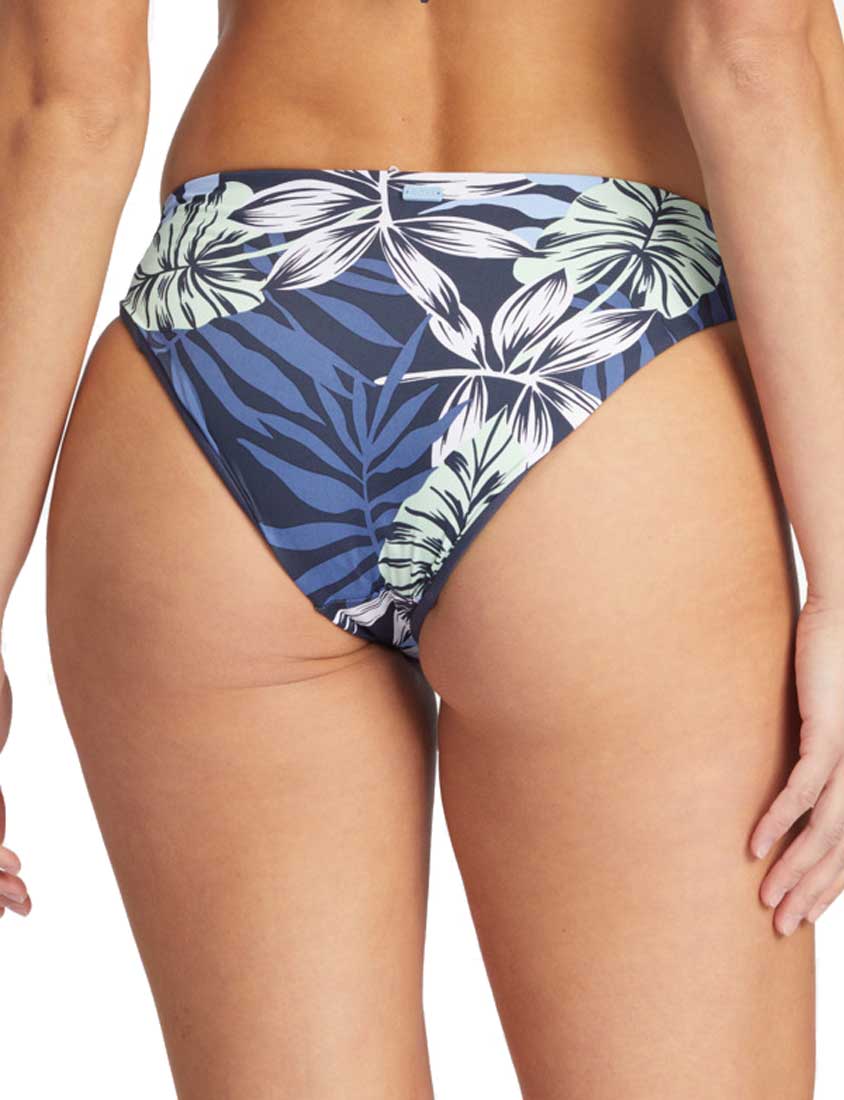 Roxy Beach Classics Hipster Bikini Bottom - Mood Indigo Seaside Tropics