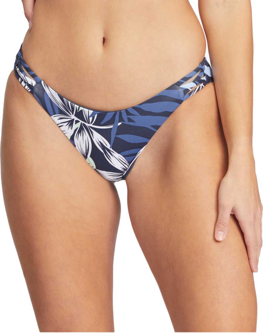 Roxy Beach Classics Hipster Bikini Bottom - Mood Indigo Seaside Tropics