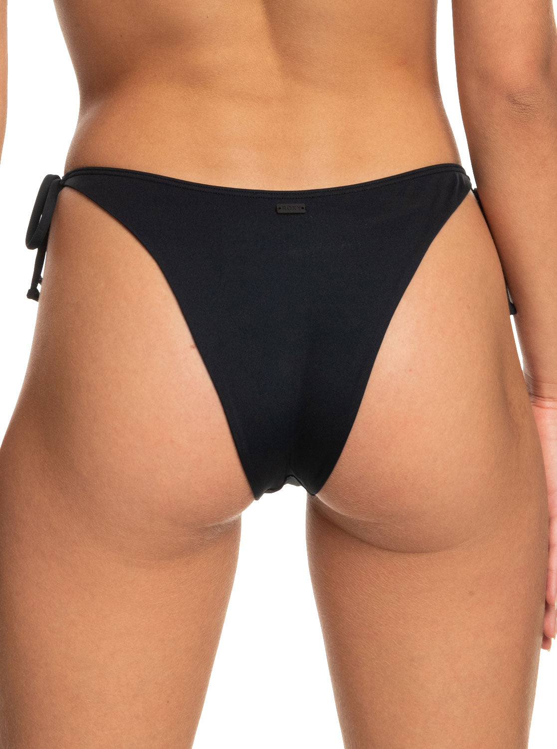 Roxy Beach Classics Cheeky Bikini Bottom - Anthracite, back view