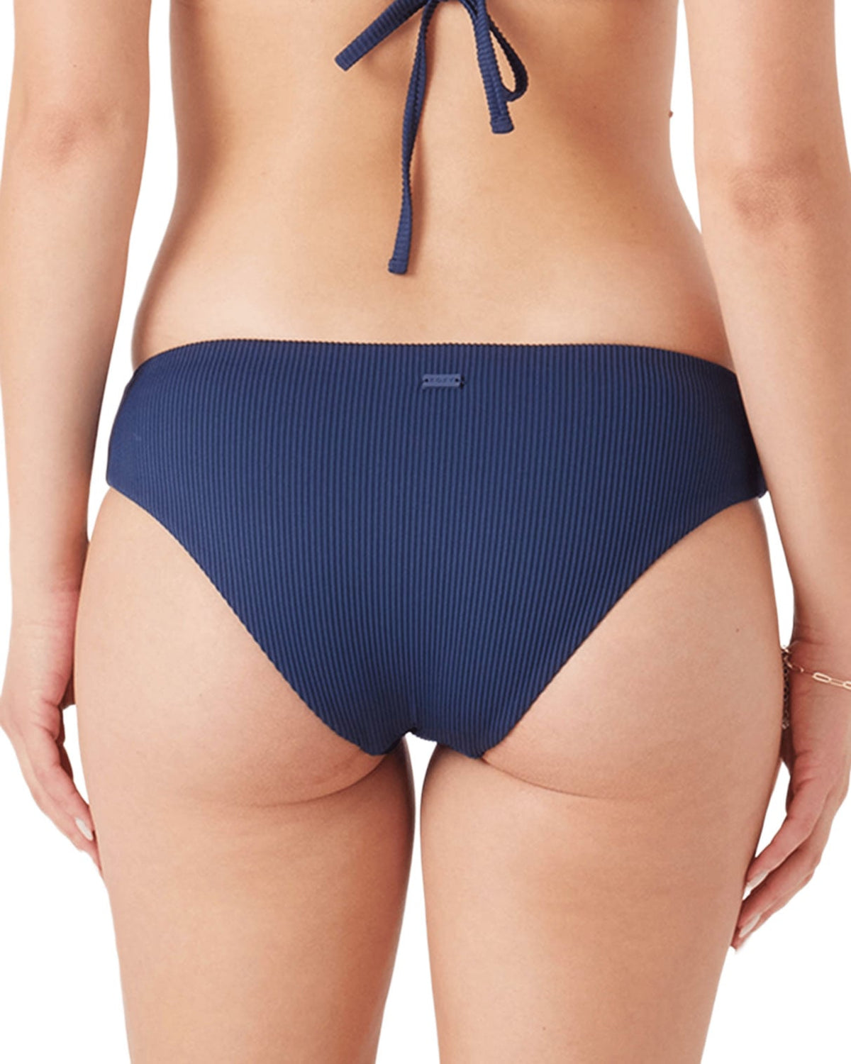 Roxy Rib Roxy Love Hipster Women's Bikini Bottom - Mood Indigo – back view