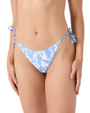 Roxy Golden Glow Reversible Tie Side Cheeky Women's Bikini Bottom - Blugreen