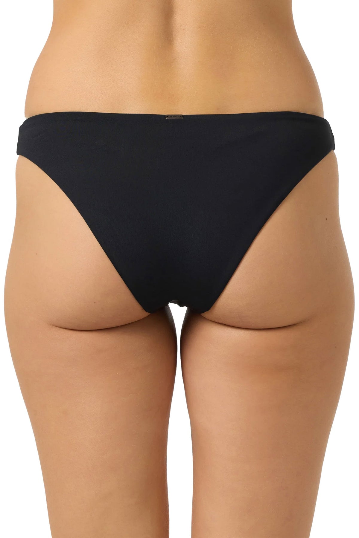O'Neill Saltwater Solid Rockley Women's Bikini Bottoms - Black – back view