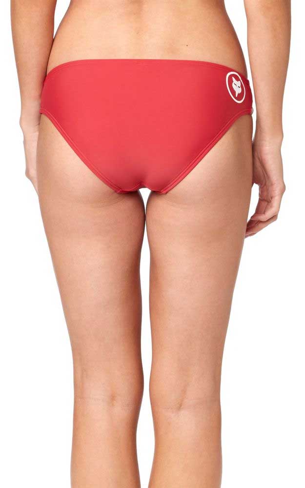 Fox Dixie Lace Up Bikini Bottom - Rio Red – back view