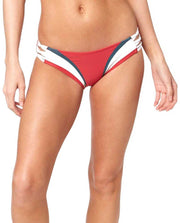 Fox Dixie Lace Up Bikini Bottom - Rio Red