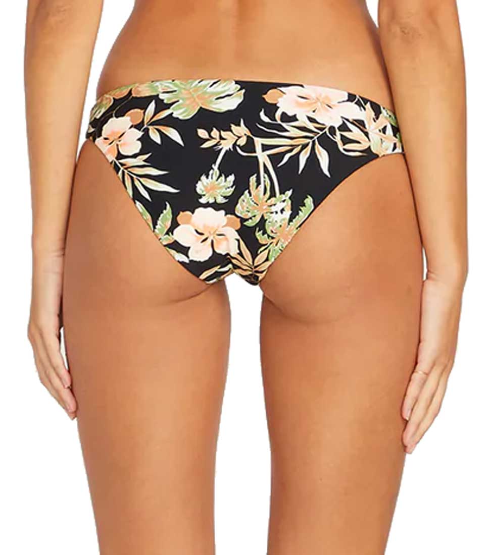 Volcom For The Tide Hipster Bikini Bottom - Black Combo – back view