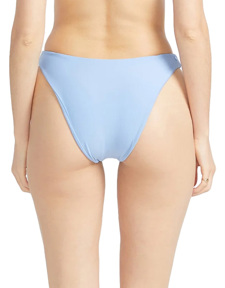 Volcom Simply Seamless Skimpy Bikini Bottom - Coastal Blue – back view
