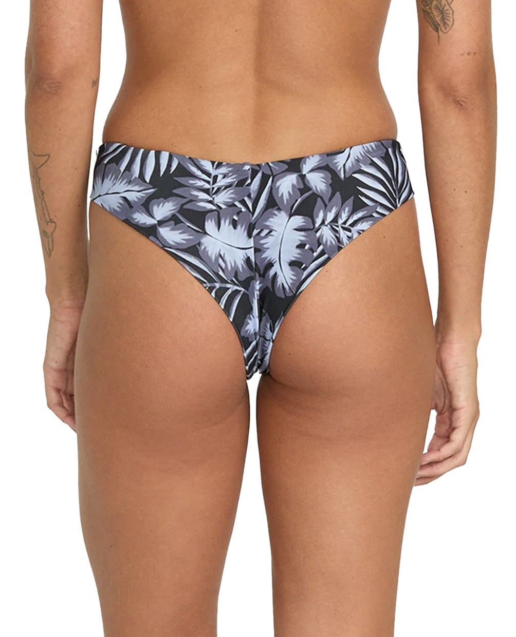 Volcom Paradise Dreamer Cheekini Bikini Bottom - Black – back view