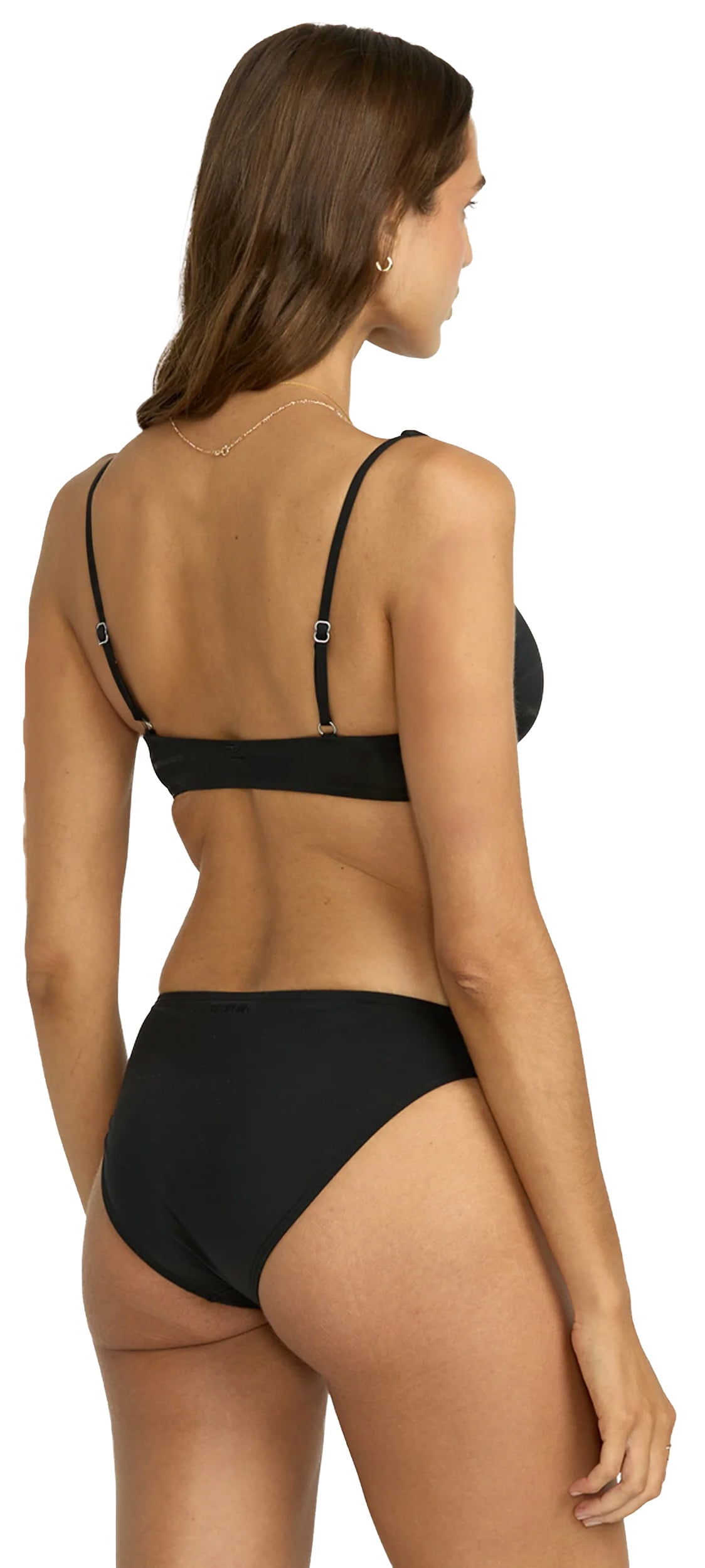 Billabong Sol Searcher Lowrider Bikini Bottom - Black Pebble – alternate view 1