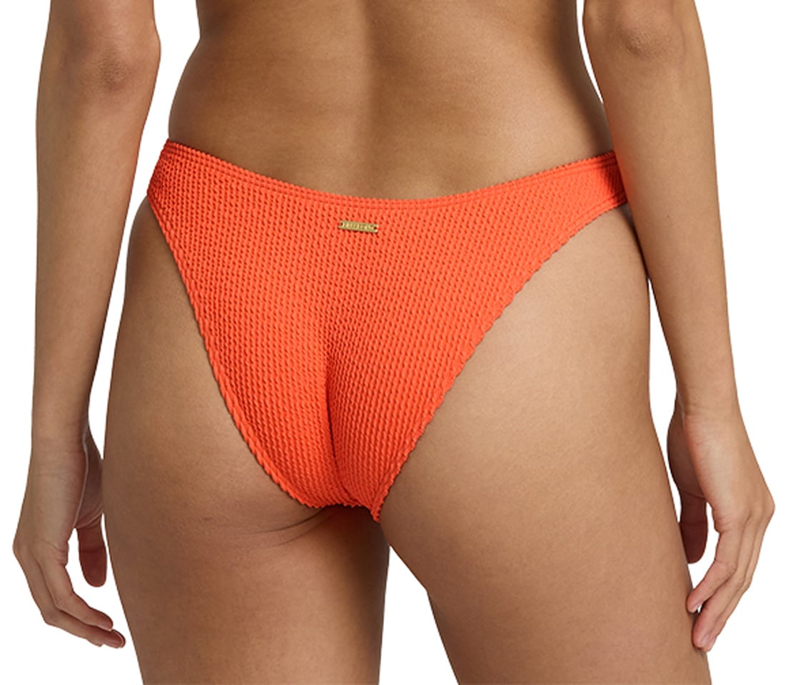 Billabong Summer HI Hike Bikini Bottom - Hot Coral – back view