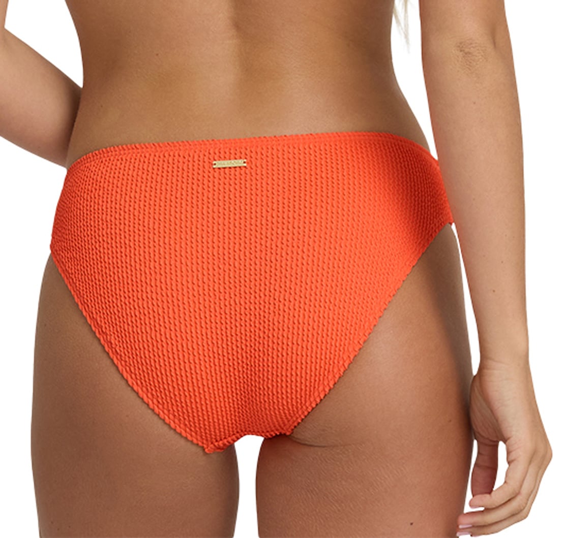 Billabong Summer HI Lowrider Bikini Bottom - Hot Coral – back view