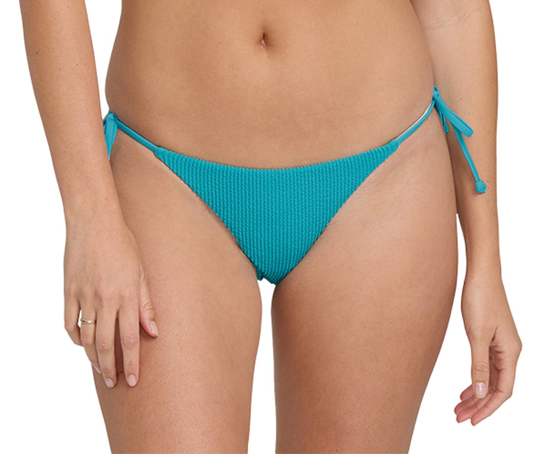 Billabong Summer Hi Tie Side Tanga Women's Bikini Bottom - Bright Marine