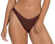 Billabong Twisted Tides Maui Women's Bikini Bottom - Espresso