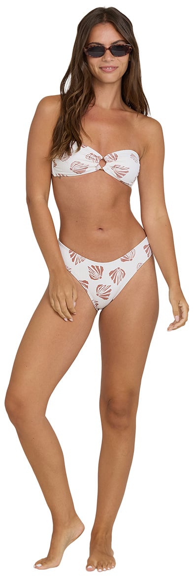 Billabong Sandy Shells Bondi Women's Bikini Bottom - Salt Crystal – alternate view 1