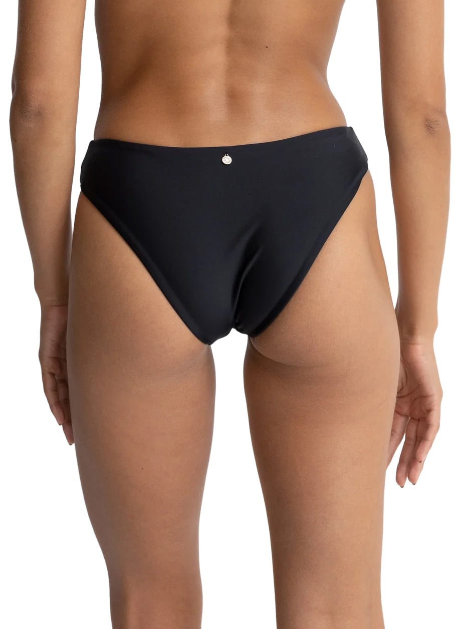 Rhythm Classic Holiday Pant Bikini Bottom - Black – back view