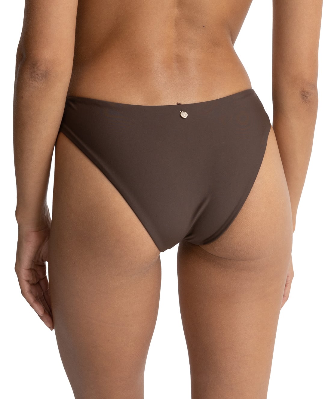 Rhythm Classic Holiday Pant Bikini Bottom - Chocolate – back view