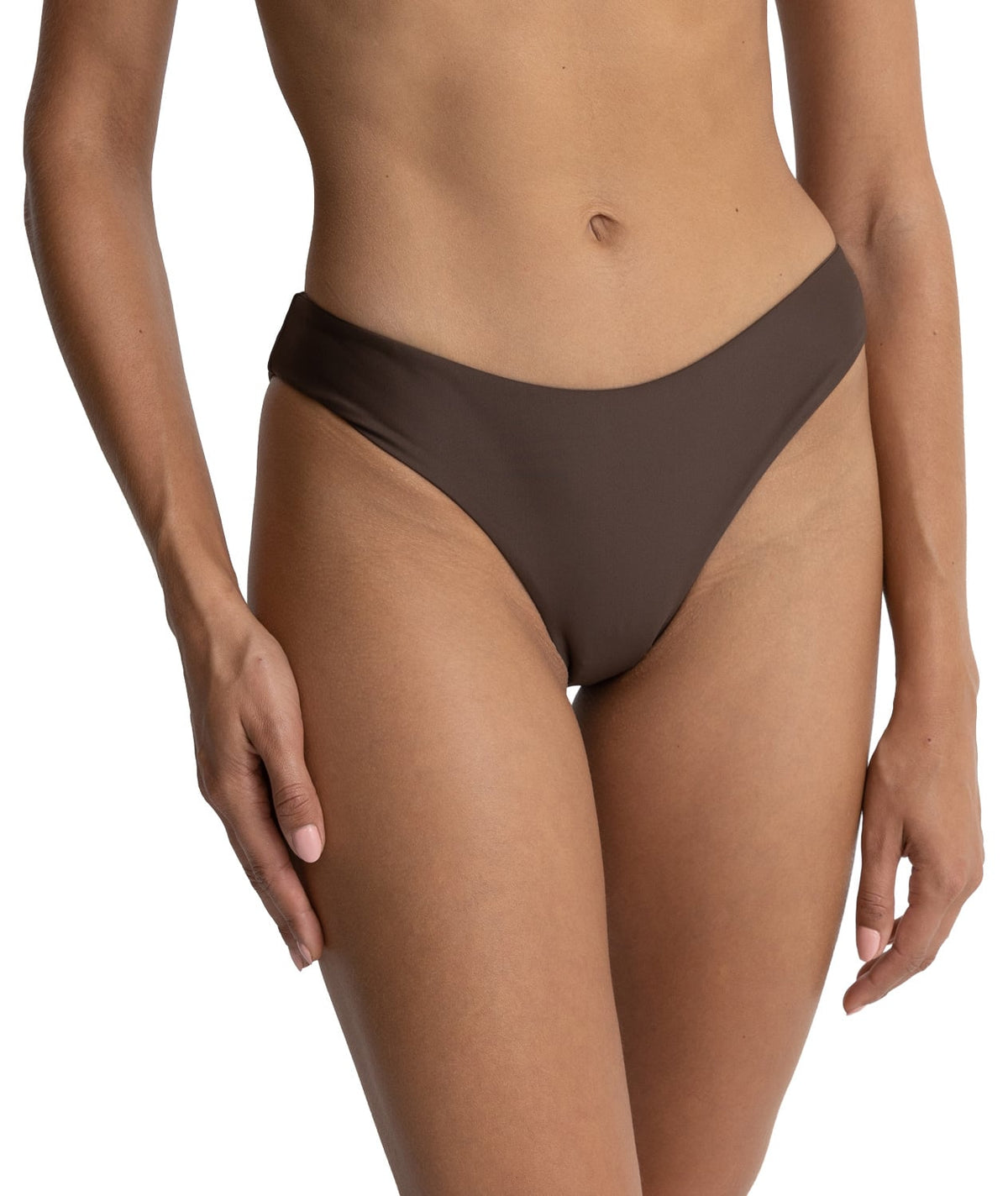 Rhythm Classic Holiday Pant Bikini Bottom - Chocolate