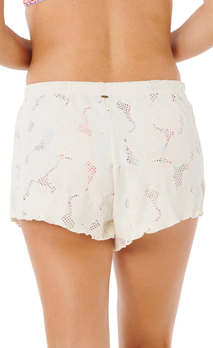 Rip Curl Oasis Women's Swim Short - Bone – back view