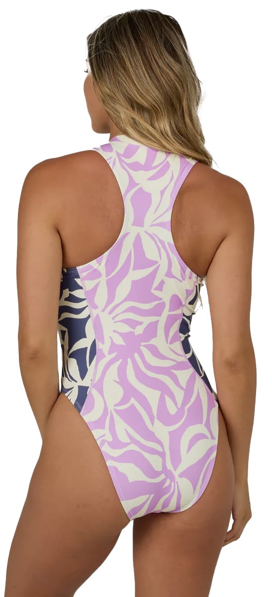 Salty Crew Ray Days One Piece Surf Suit - Orchid – back view