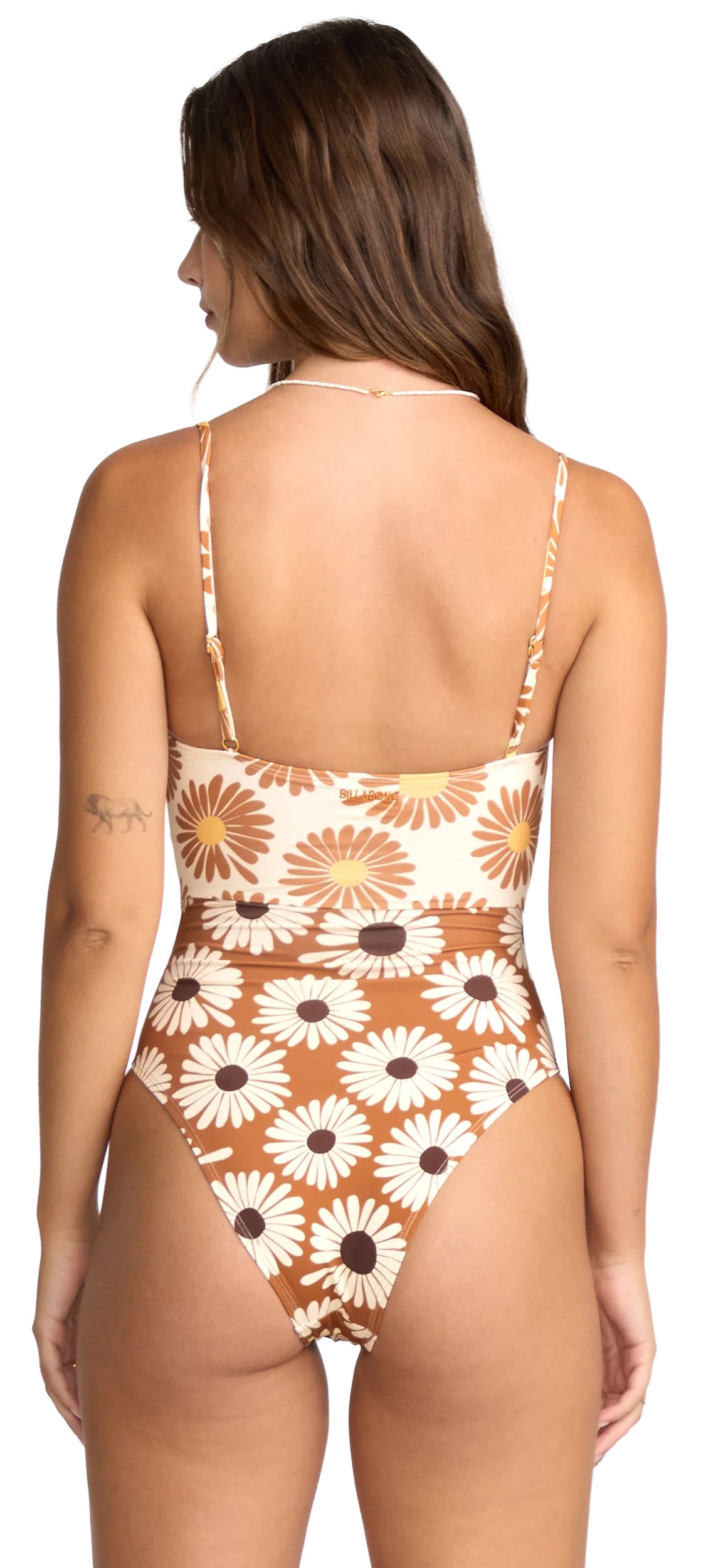 Billabong Fresh Daze Mika One Piece Swimsuit - Sunburnt – back view