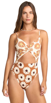 Billabong Fresh Daze Mika One Piece Swimsuit - Sunburnt